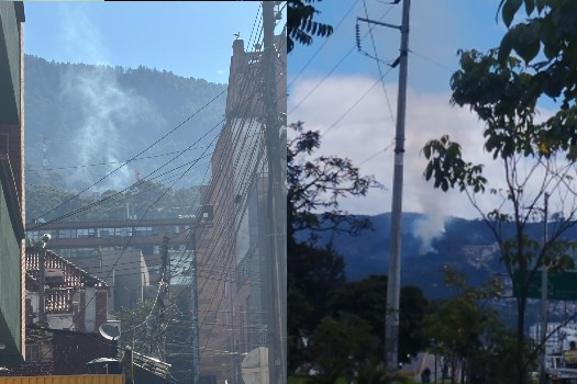Bomberos atienden tres incendios forestales en los cerros orientales, esto se sabe