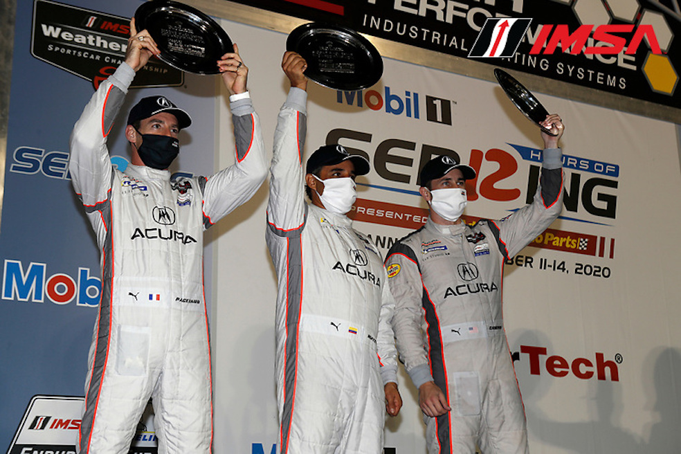 Juan Pablo Montoya fue segundo en las 12 horas de Sebring