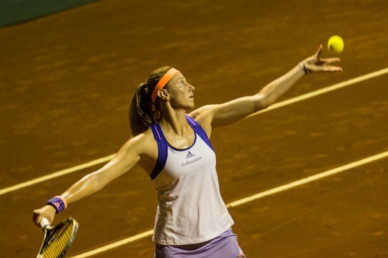 Mariana Duque avanzó a segunda ronda en Madrid. Foto: Seguros Bolívar Open.