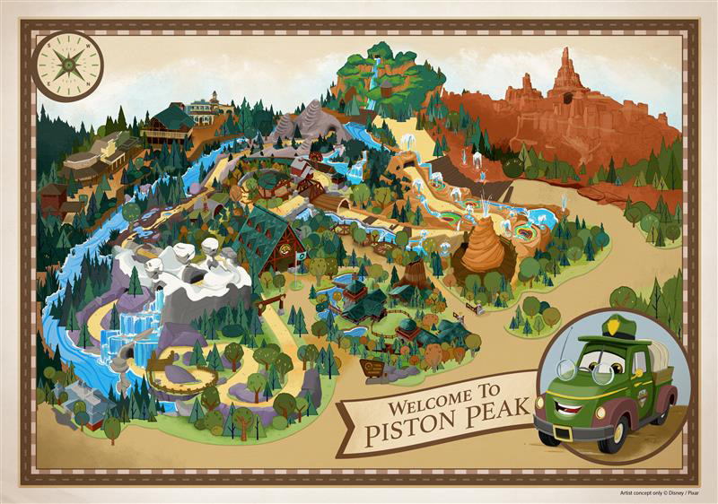 La llegada de Piston Peak National Park en Frontierland será parte de la
expansión más grande en la historia de Magic Kingdom.