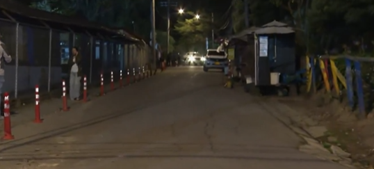 Zona donde ocurrió el ataque indiscriminado en medio de la grabación de Sin tetas sí hay paraíso.