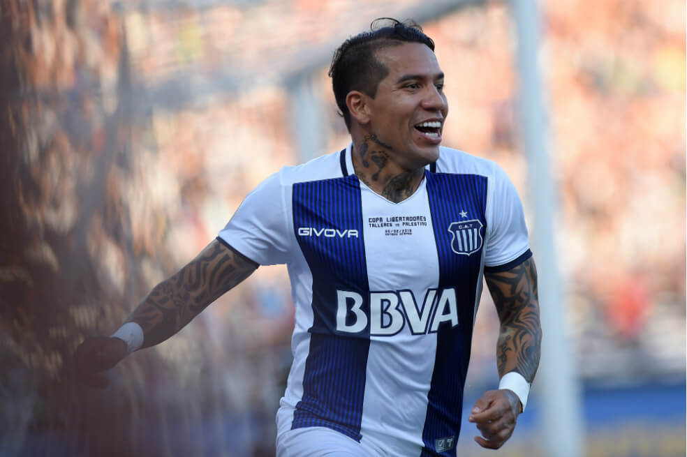 Dayro Moreno anotó gol en el empate de Talleres por Copa Libertadores