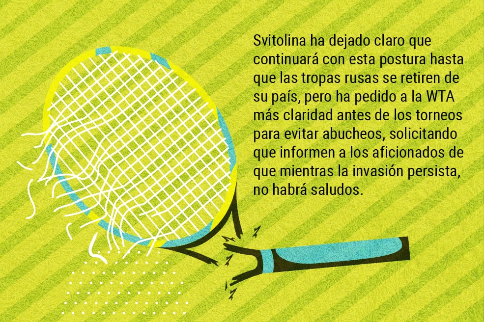 El mundo no es como lo pintan: La guerra en Ucrania también se libra en las canchas de tenis