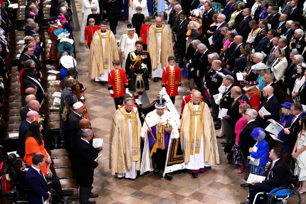 Carlos III fue coronado rey de Reino Unido