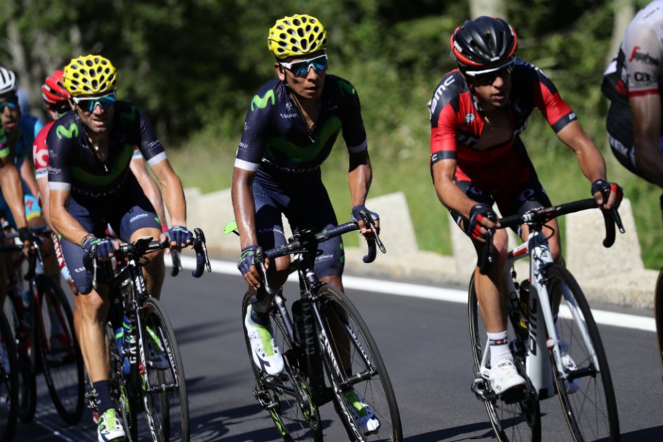 Movistar se ha visto superado por el Sky en todas las etapas del Tour. / AFP
