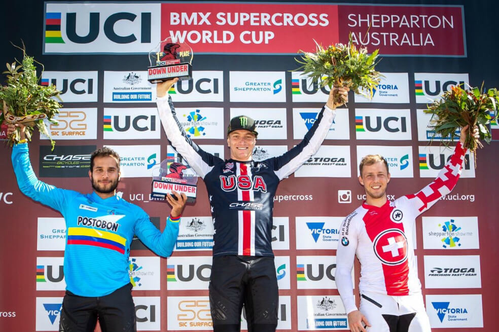 Carlos Ramírez, plata en la Copa Mundo de BMX en Australia