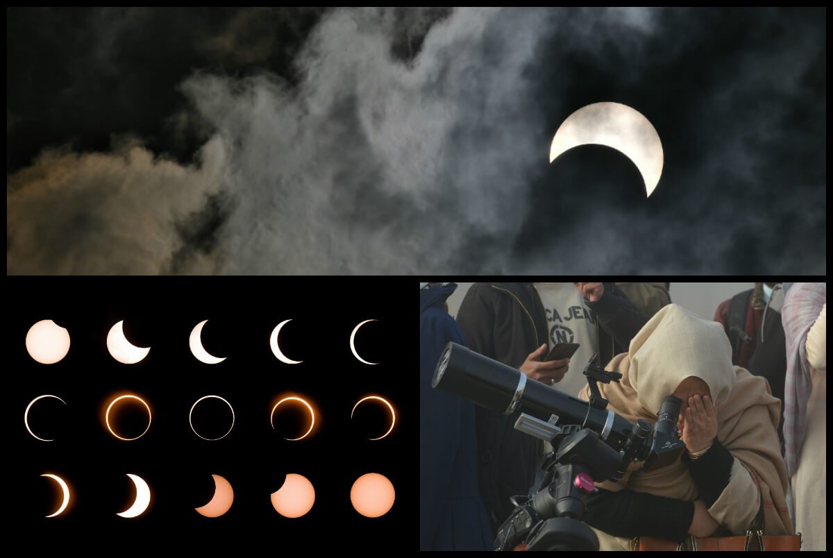 Así se vio el último eclipse solar de la década