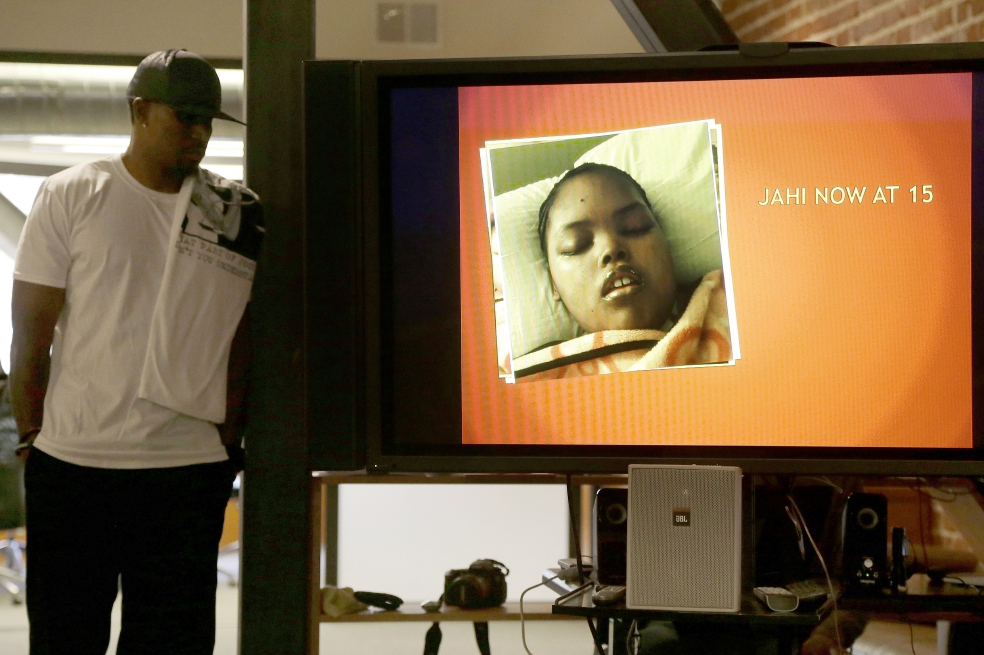 Jahi McMath sufrió una hemorragia masiva en 2013. Fue diagnosticada con muerte cerebral desde entonces. /