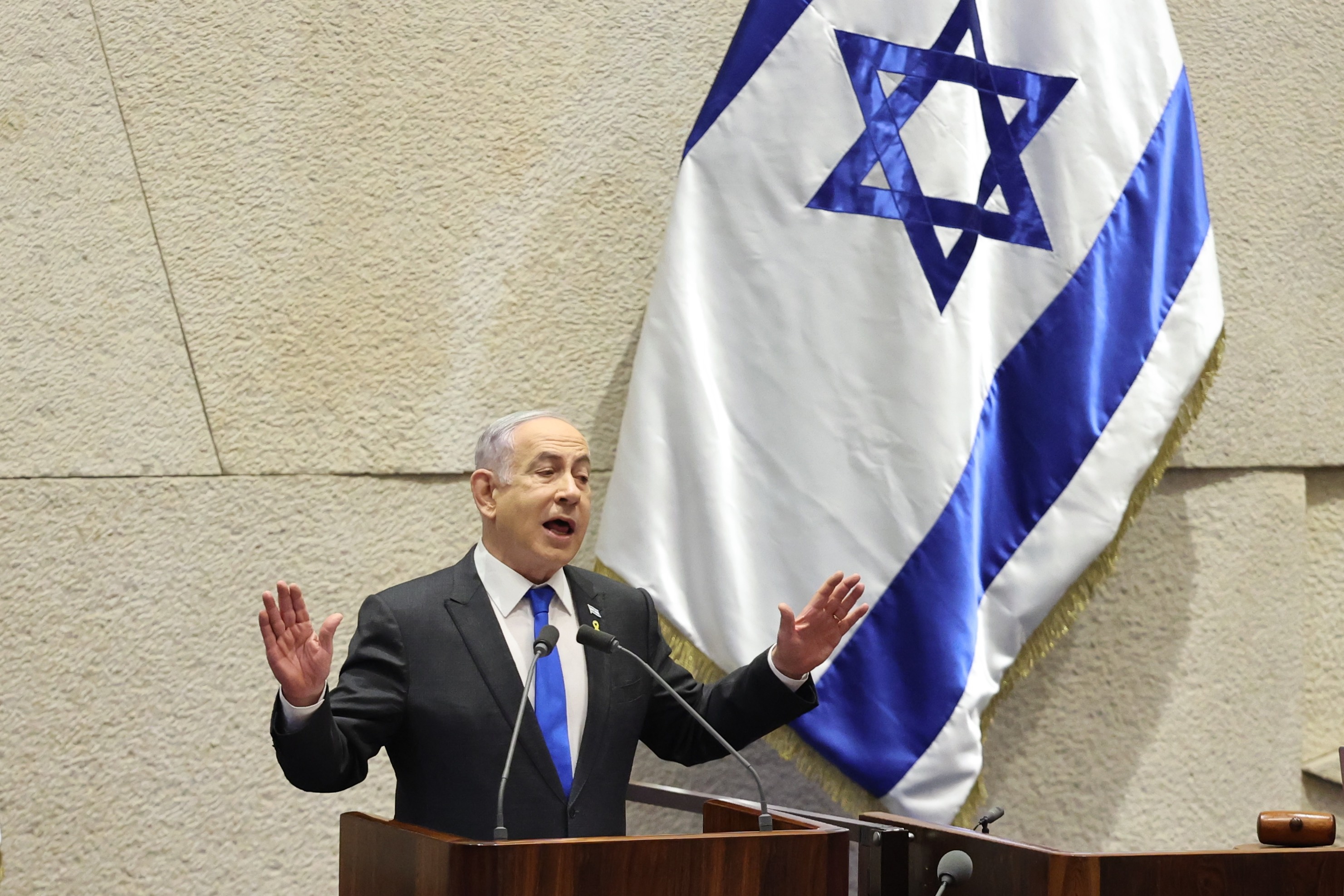 El Parlamento de Israel votó en contra de la creación de un Estado palestino