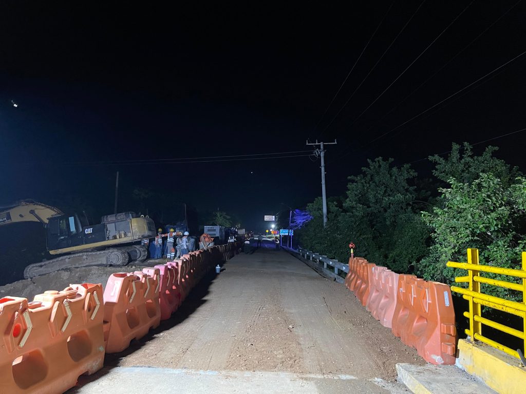 Habilitan el paso por un carril de la Vía al Mar, entre Cartagena y Barranquilla