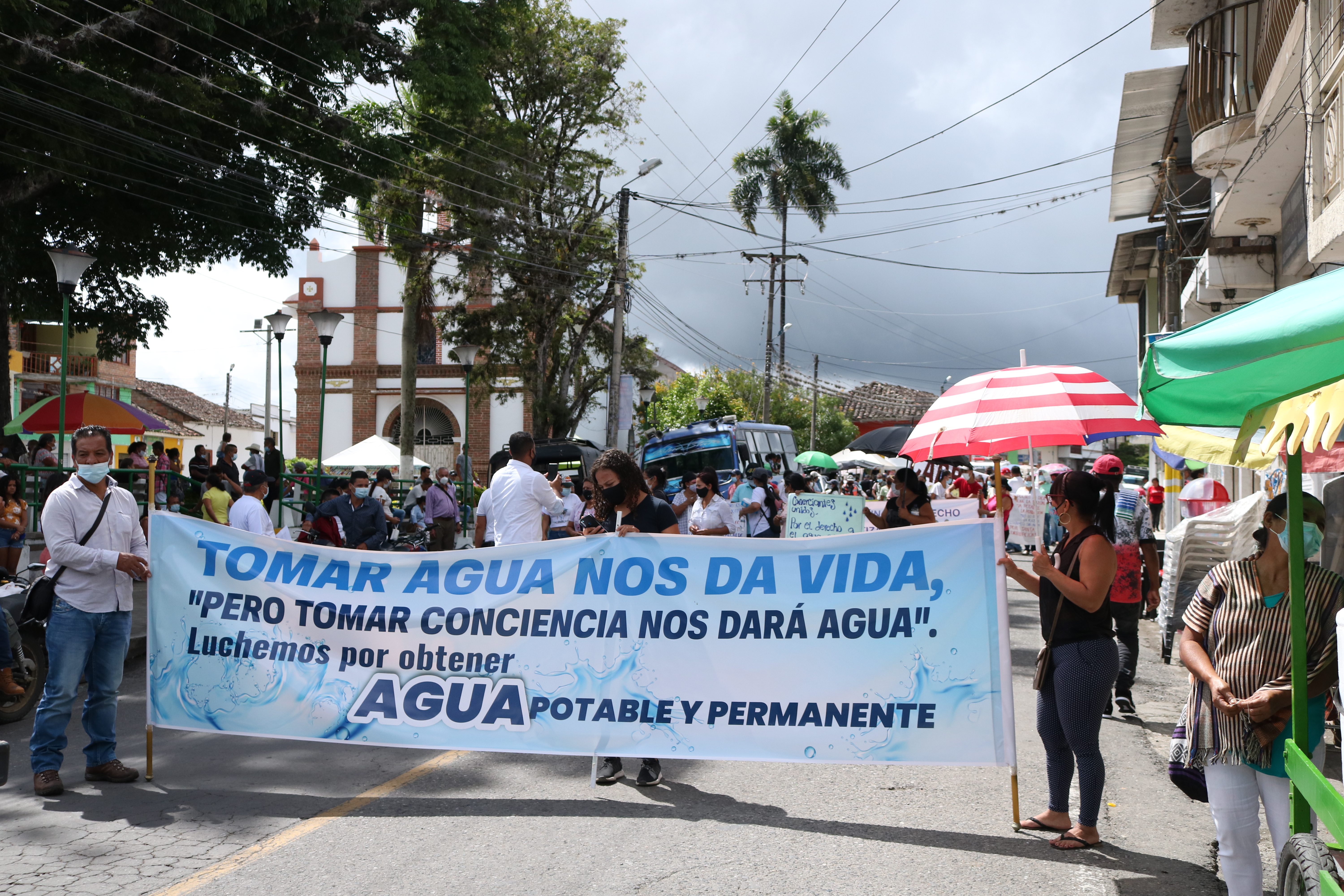 Por el derecho al agua potable protestarán la comunidad de Mercaderes, Cauca