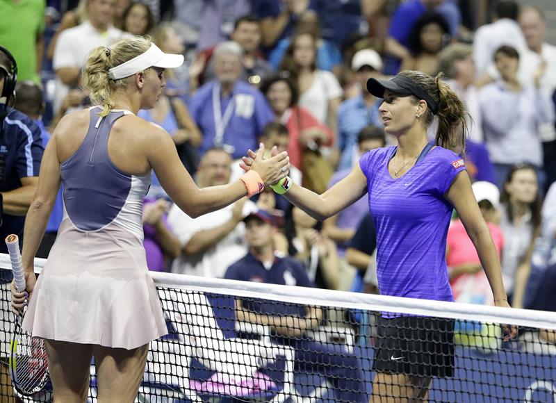 Checa Cetkovska eliminó a Wozniacki del US Open