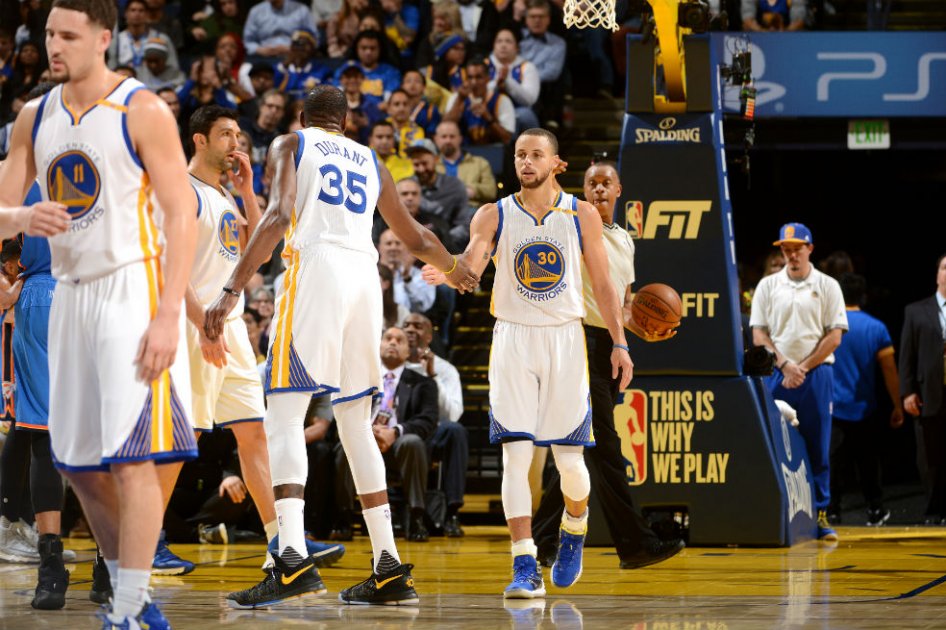 Los Warriors llegaron a siete victorias consecutivas en la NBA. Foto: AFP