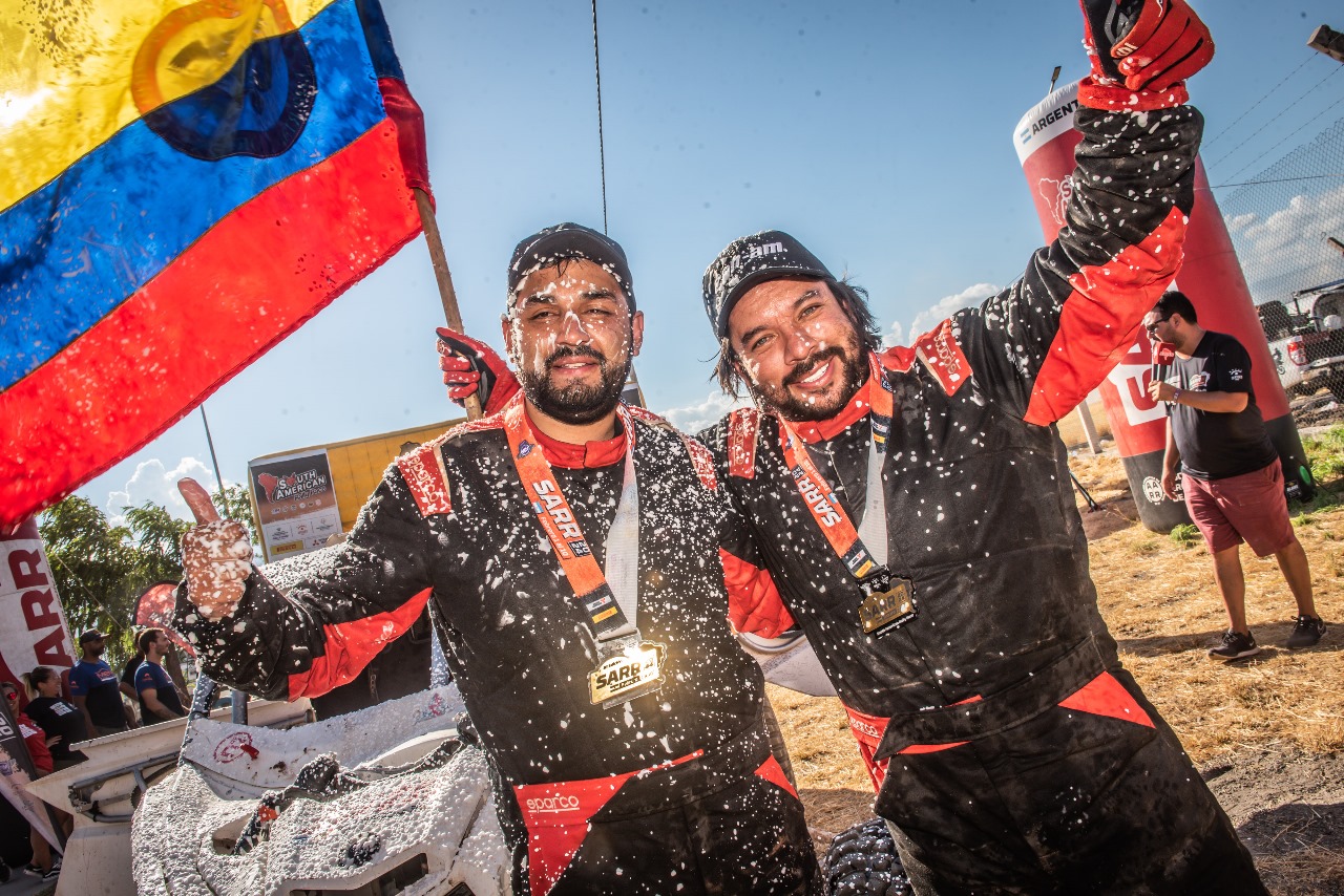 Castelblanco y Sánchez, primeros campeones colombianos en el Suramericano Rally Raid