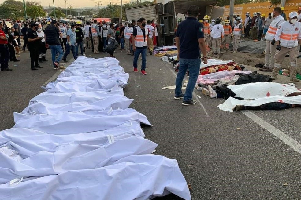 Tragedia en México: 49 migrantes mueren en accidente de camión en Chiapas