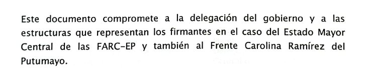Este es el mensaje con el que termina el documento firmado en la reunión extraordinaria entre el Gobierno y el Estado Mayor Central.