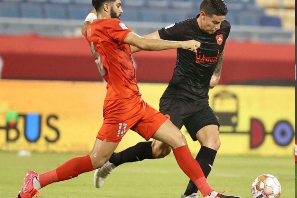 James Rodríguez debutó con Al-Rayyan en la derrota del equipo frente a Al-Duhail