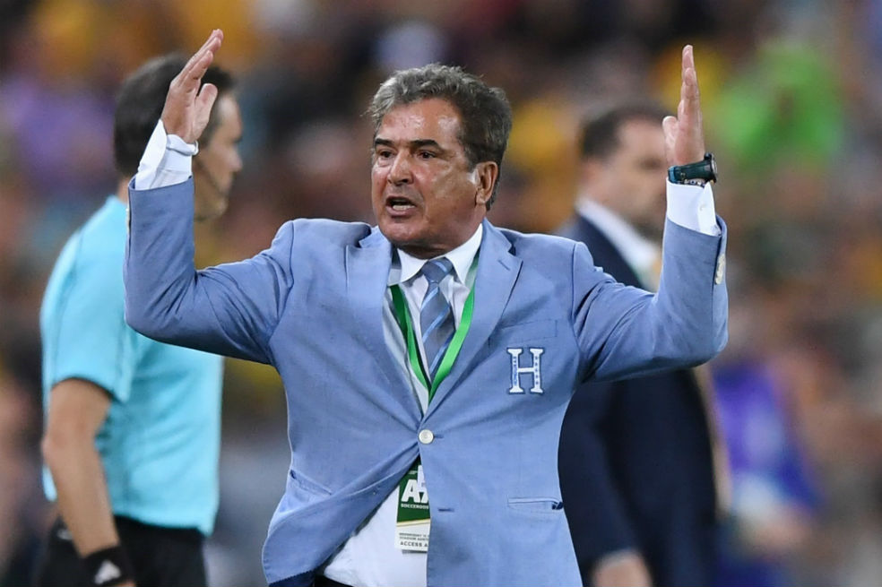 Jorge Luis Pinto falló en su misión con Honduras
