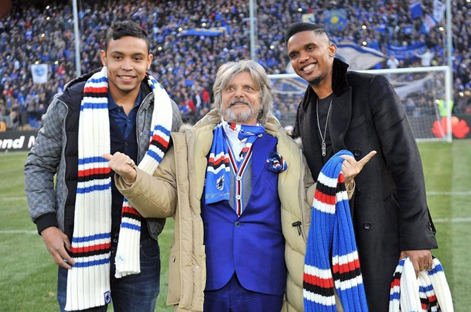 Samuel Eto’o, oficialmente nuevo compañero de Luis Fernando Muriel