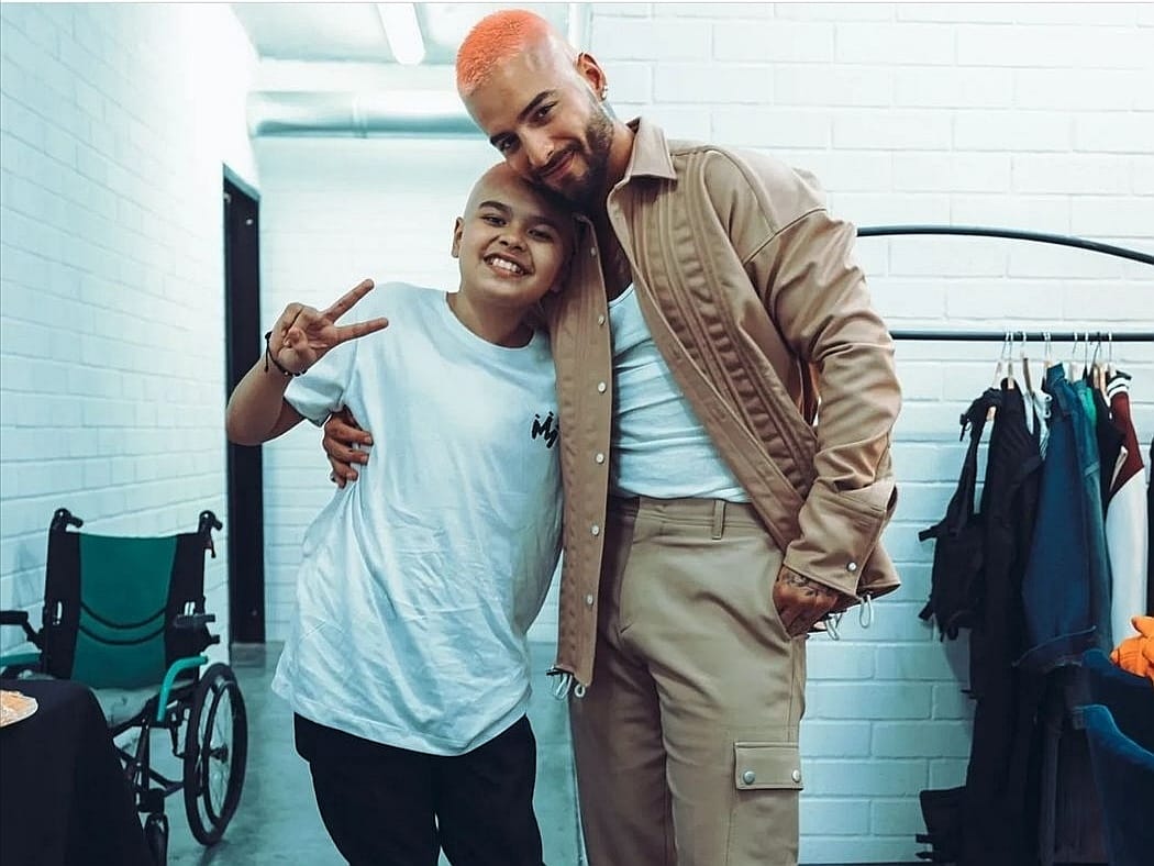 Maluma despide a Bastian, niño con cáncer al que consideraba su ‘hermano menor’