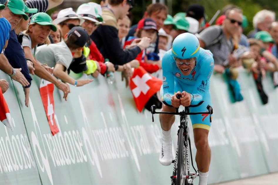 El ciclista del Astana sueña con realizar un magnífica Vuelta a Suiza. / EFE