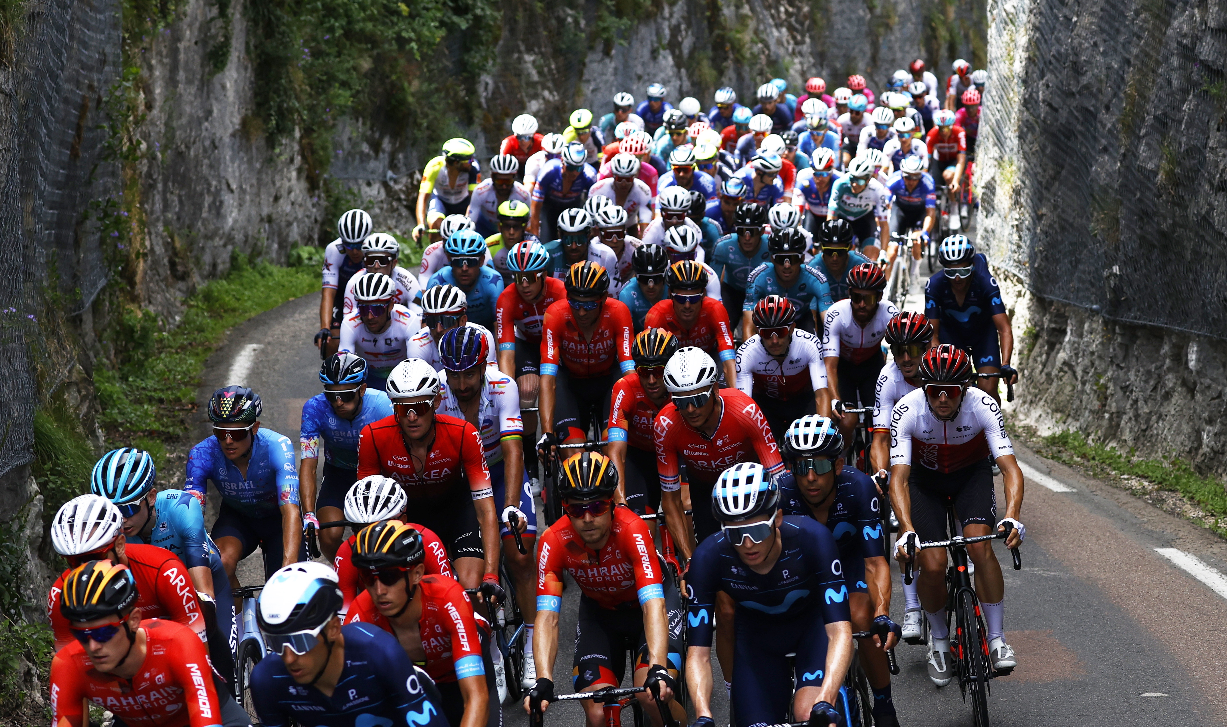 Tour de Francia: la caída que involucró a Nairo Quintana, Daniel Martínez y Pogacar