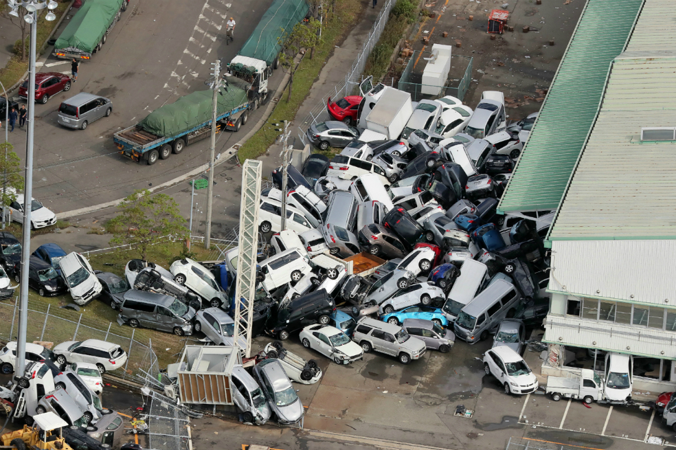 Japón se recupera de la devastación que dejó a su paso el fuerte tifón Jebi