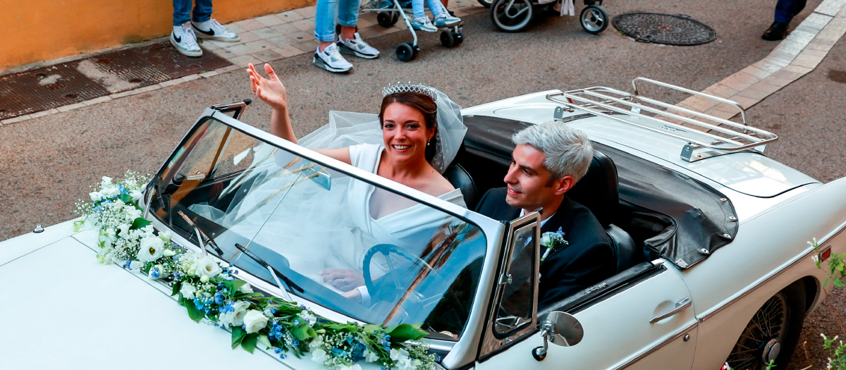La discreta boda real de la princesa Alexandra de Luxemburgo