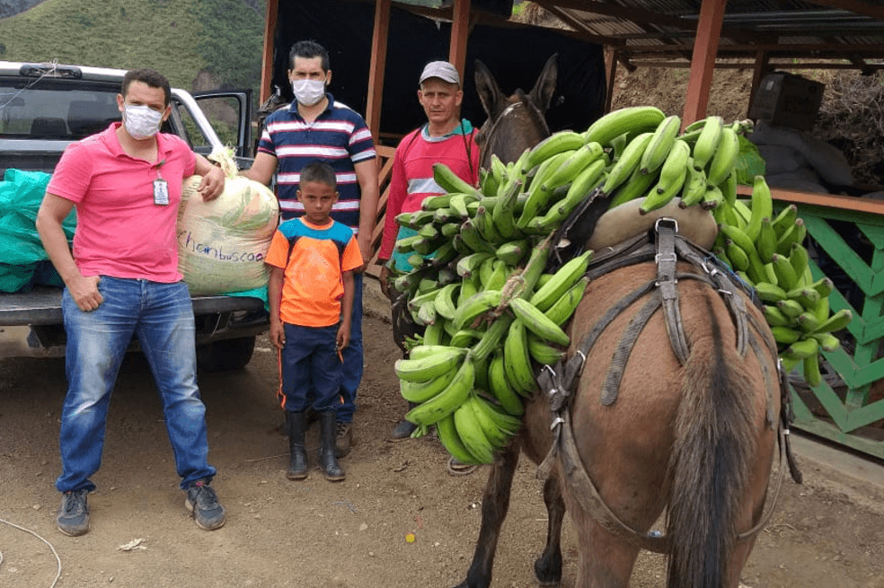 Excombatientes de las Farc donan alimentos a familias en Dabeiba (Antioquia)