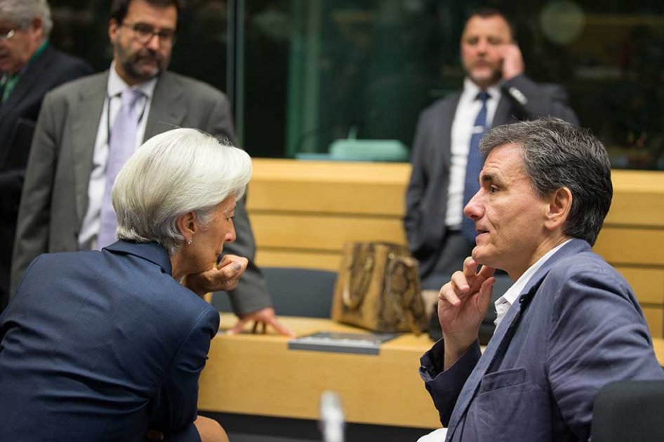 Christine Lagarde, directora del FMI. / Bloomberg