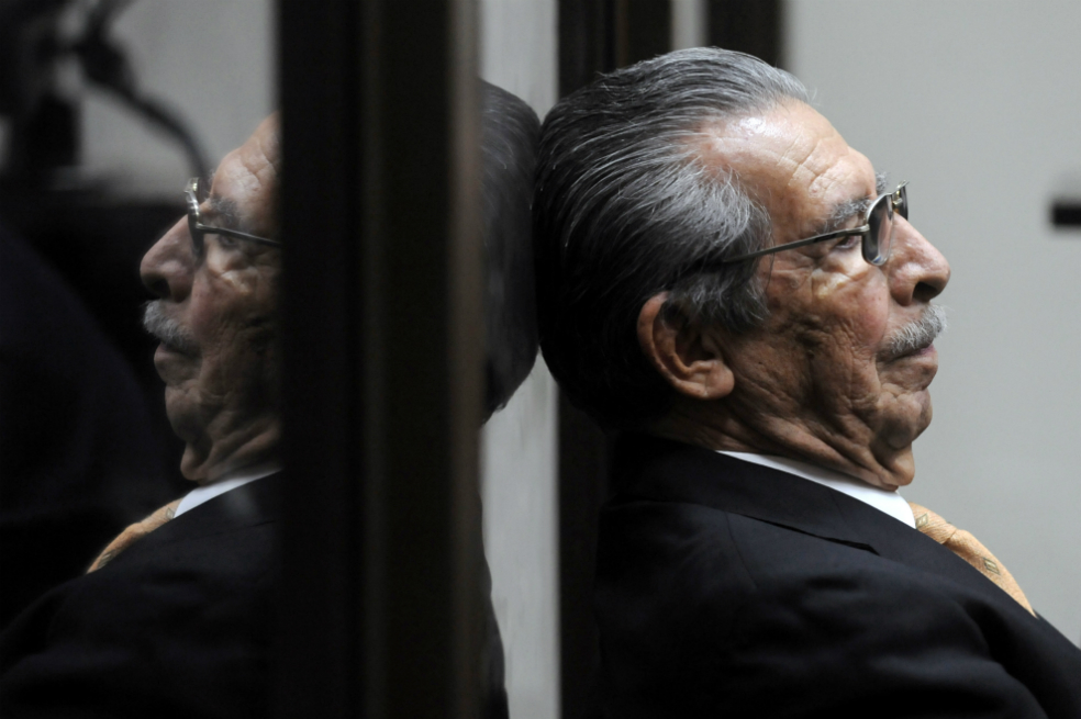 Muere exdictador guatemalteco Ríos Montt acusado de genocidio