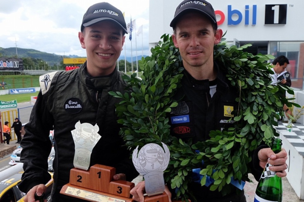 Santiago Mejía, uno de los que brilló en el Campeonato Nacional de Automovilismo