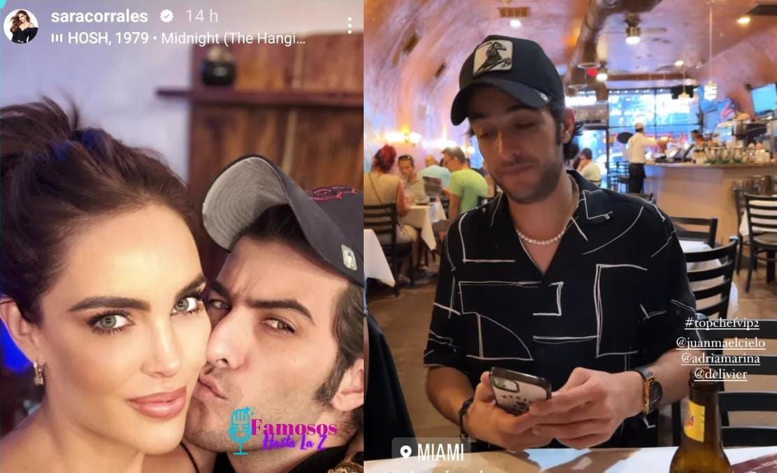 Sara Corrales compartió las primeras imágenes con su nuevo novio Juan Pablo Gil