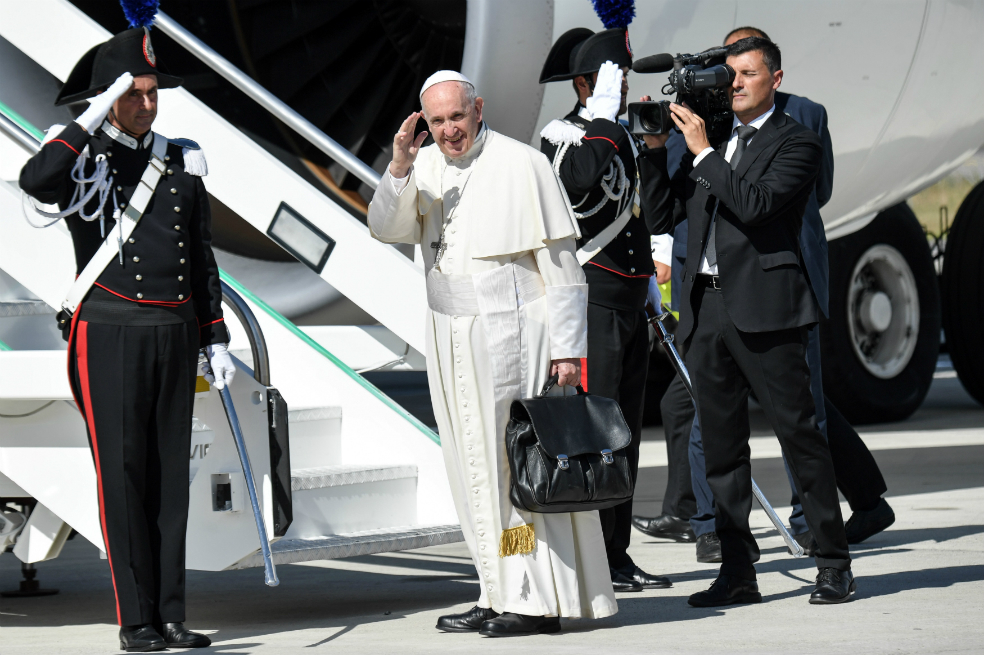 El papa Francisco ya está en Roma