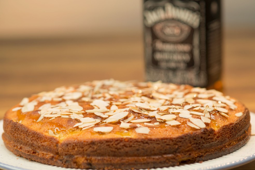 Tarta de manzana con whiskey