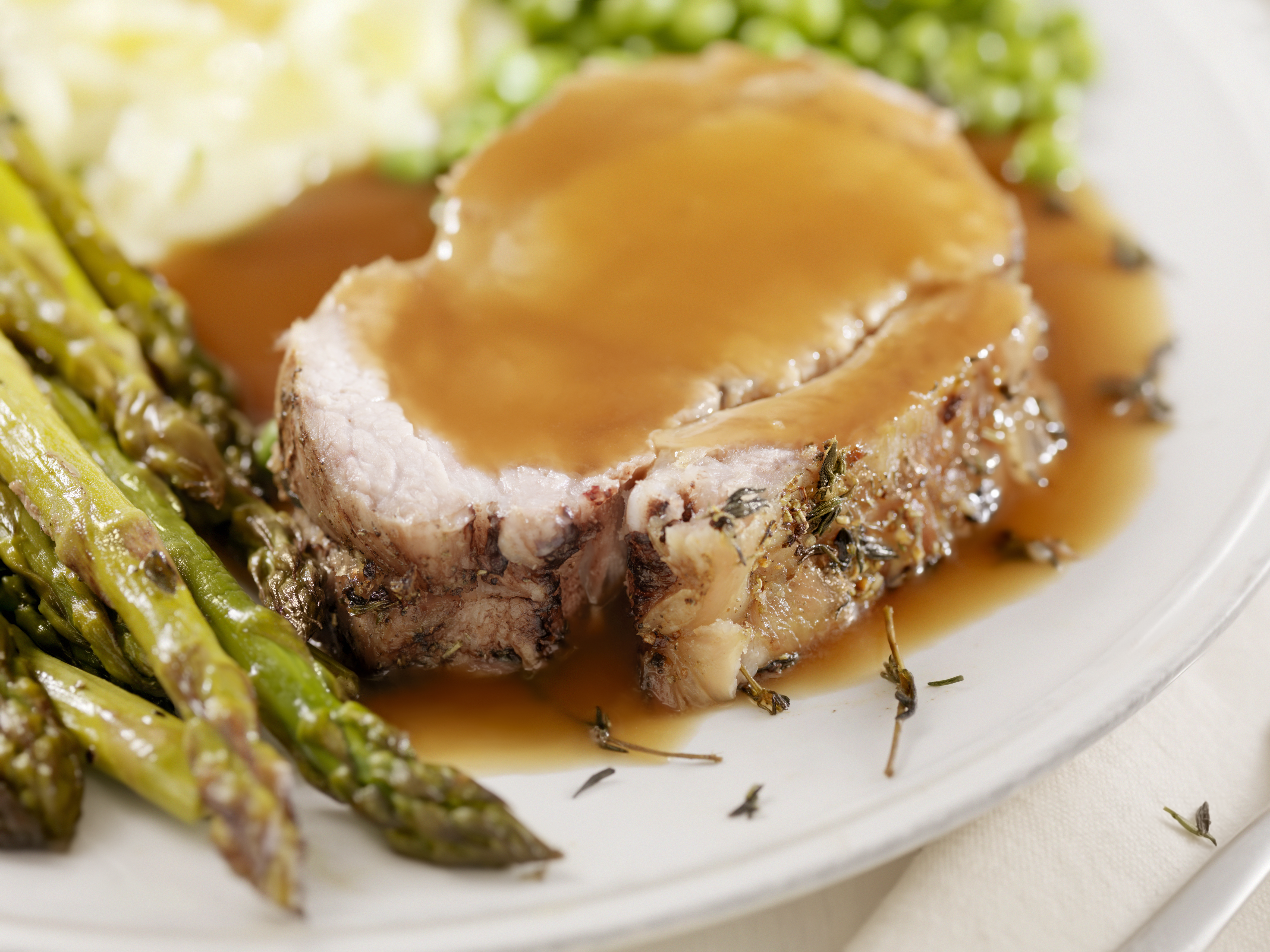 Lomo de cerdo en salsa de café