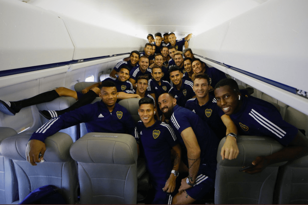 El Boca Juniors de Villa, Fabra y Campuzano ya está en Venezuela