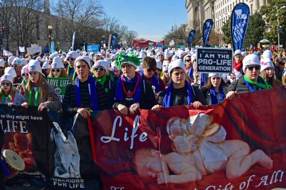 Trump apoya la marcha contra el aborto en Washington