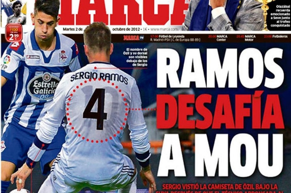 La portada que desató la Polémica en España.  Foto tomada de: marca.com
