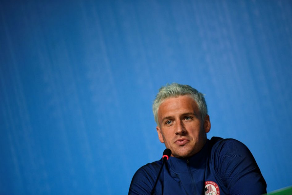 Ryan Lochte, nadador estadounidense. Foto: AFP