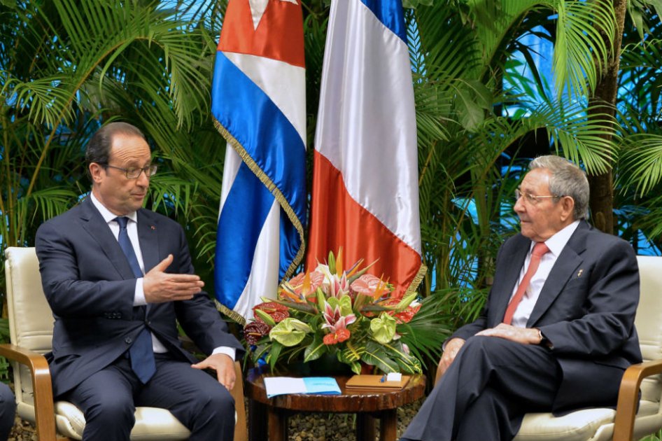 Histórica visita: Hollande se reunió con los hermanos Castro en Cuba