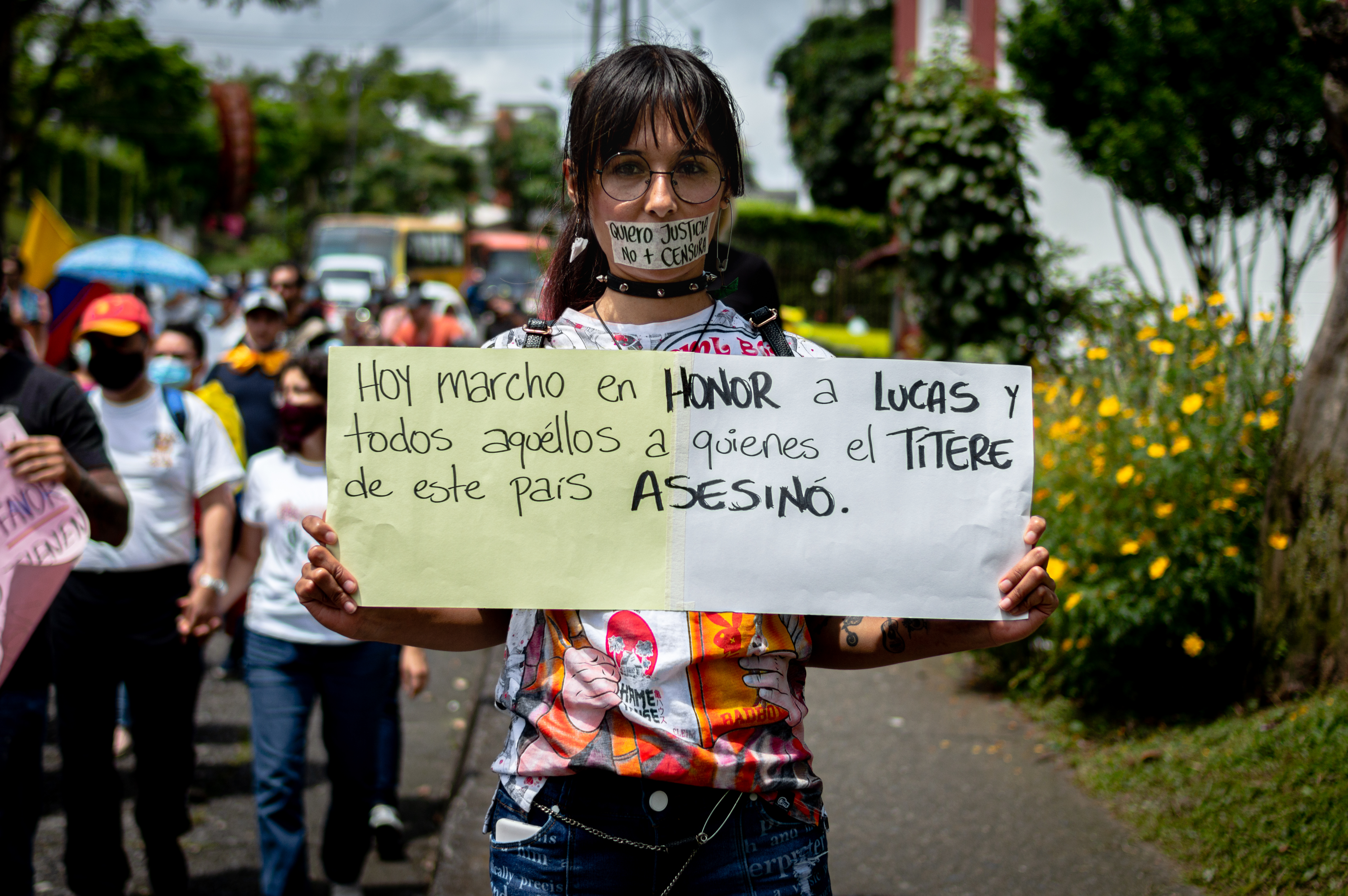 Lucas Villa se convirtió en el símbolo de la protesta pacífica en el marco del paro nacional de abril pasado en Colombia.