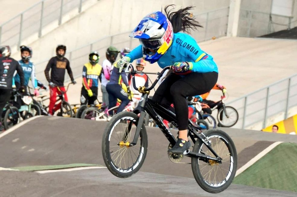 Mariana Pajón y Diego Arboleda, campeones en Lima en el Panamericano de BMX
