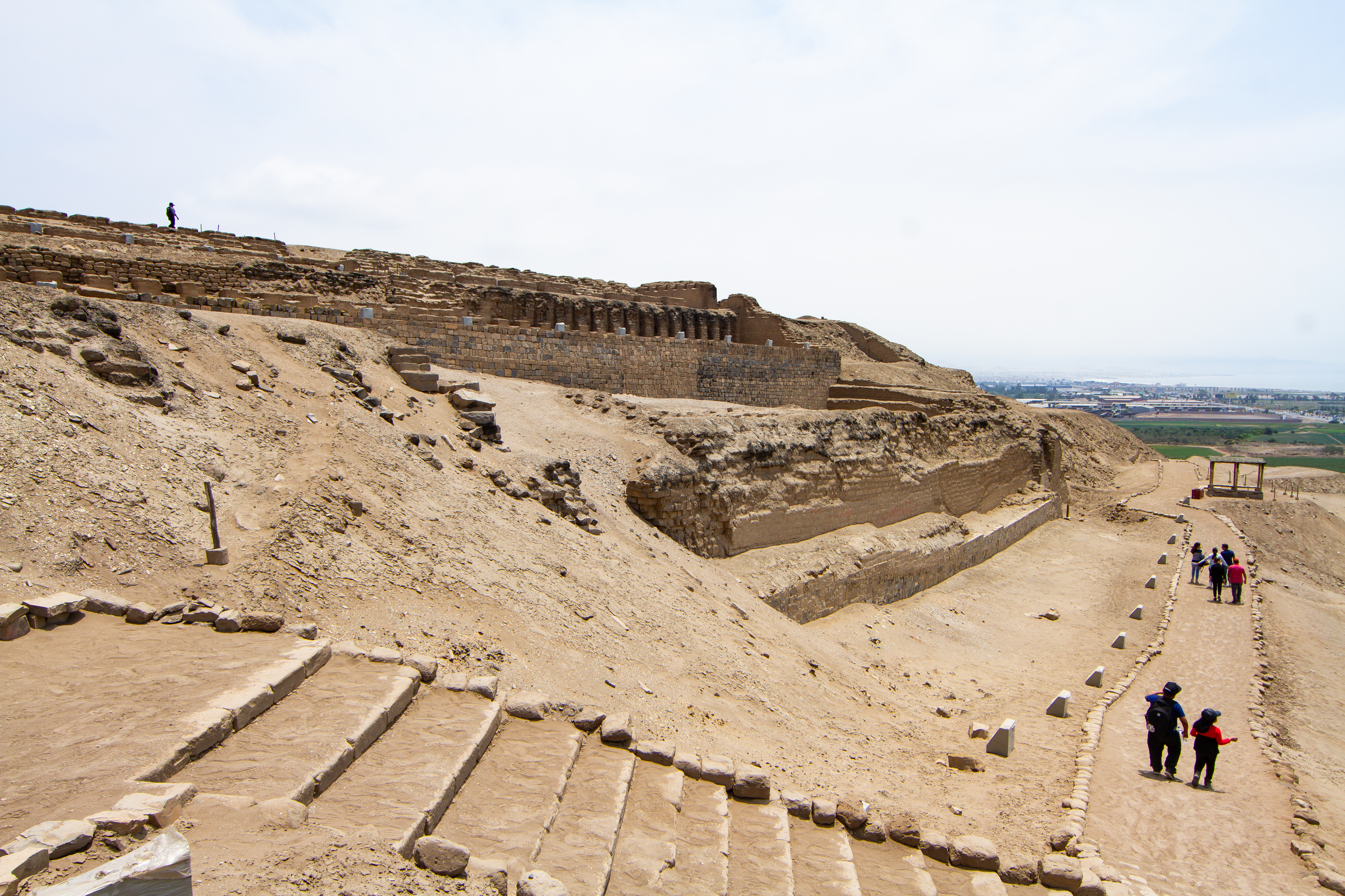 Santuario histórico de Pachacamac en Lima, Perú
