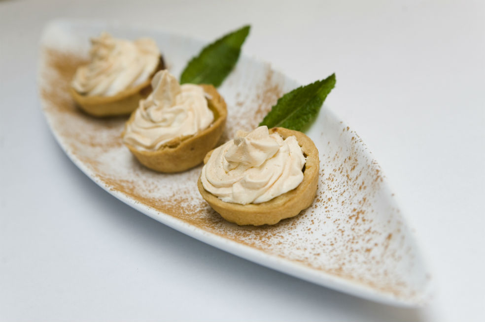 Tartaletas de auyama con merengue