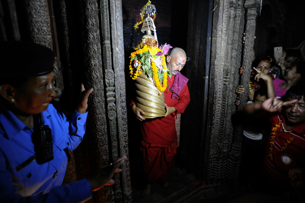 Imágenes del Festival de Krishna Janmashtami en la India