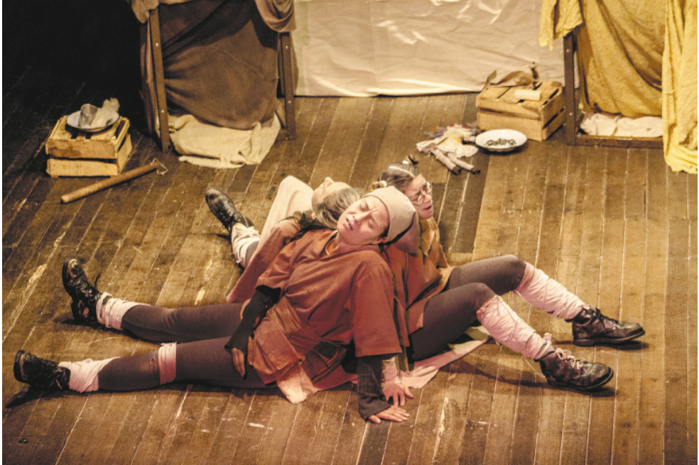 “Polka para tres mujeres con hambre” fue interpretada por Manuela Muñoz, Merly López y Jeannette Parada. / Camila García.