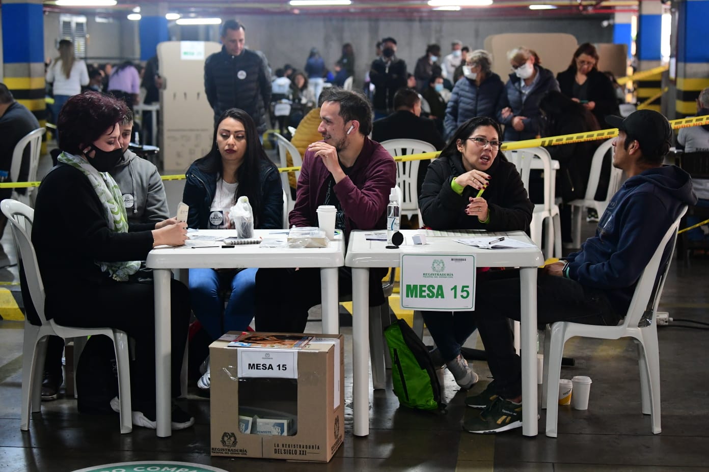 Fueron varias las escenas que se presentaron durante el desarrollo de la jornada electoral en la ciudad de Bogotá.