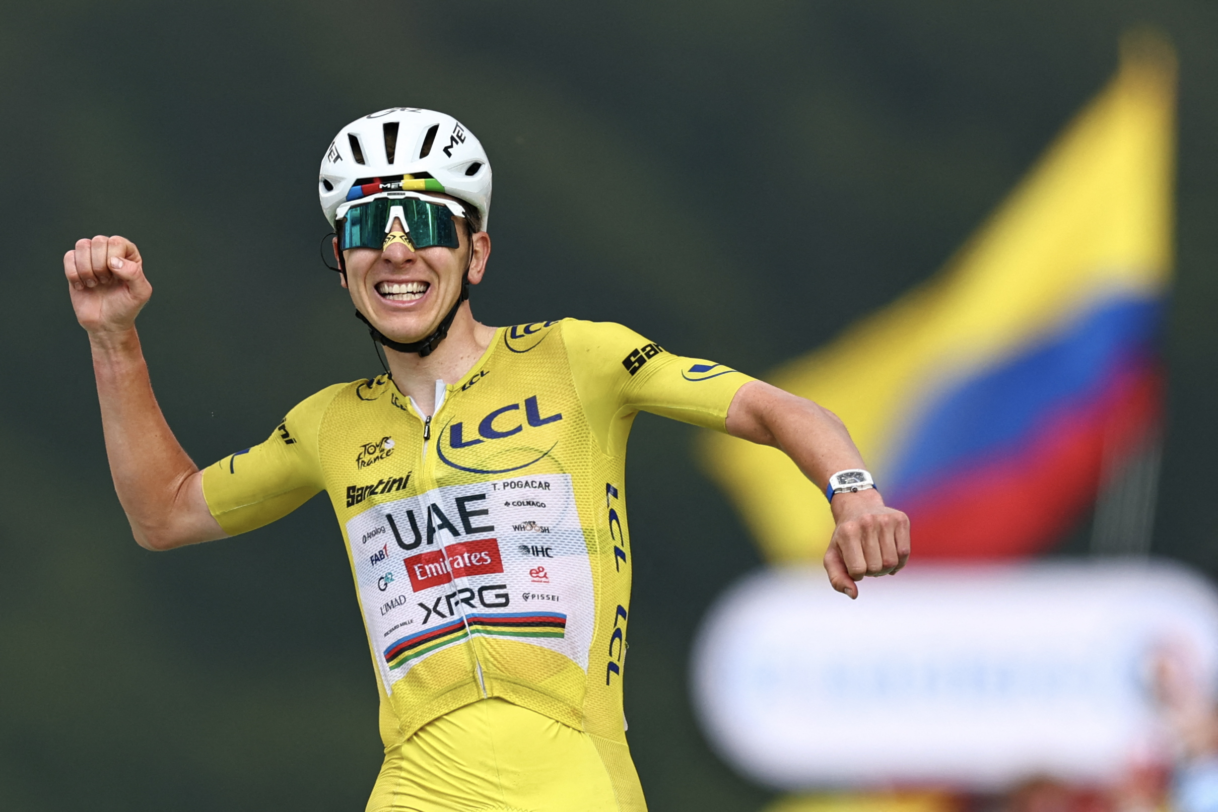 Cuarta victoria de Tadej Pogačar en el Tour de Francia tras imponerse en la etapa 14