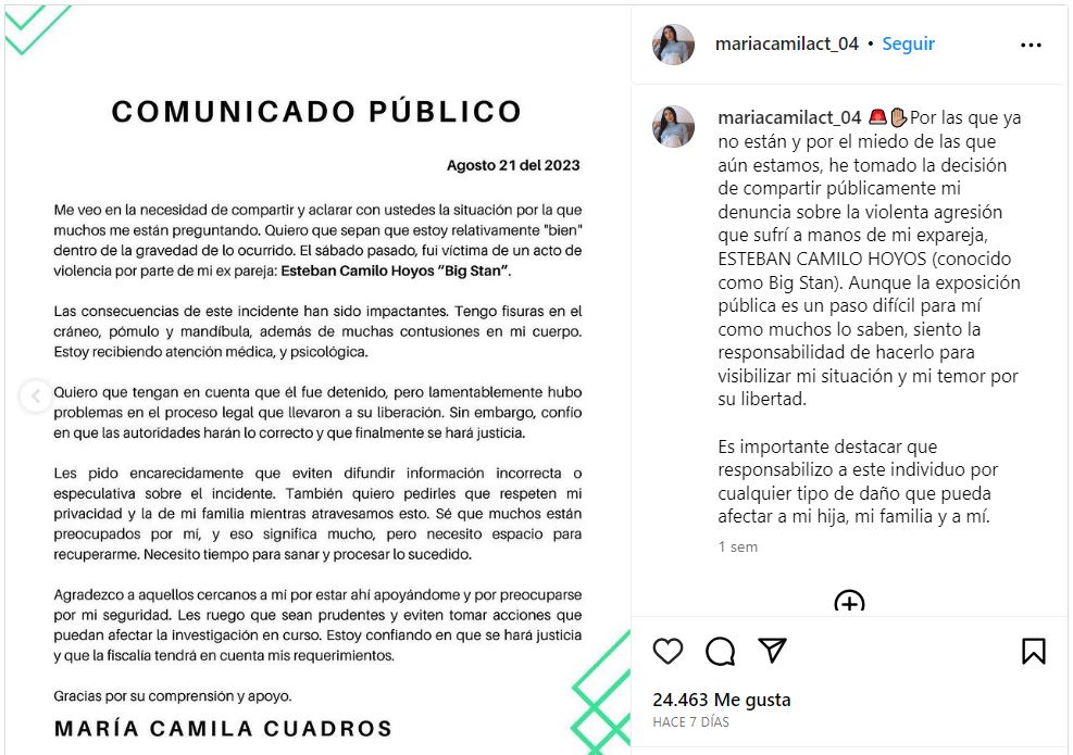 Denuncia contra Big Stan
